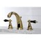 Kingston Brass KB982AKL Duchess Widespread Bathroom Faucet W/ Plastic Pop-Up, Brass KB982AKL - alternate 4